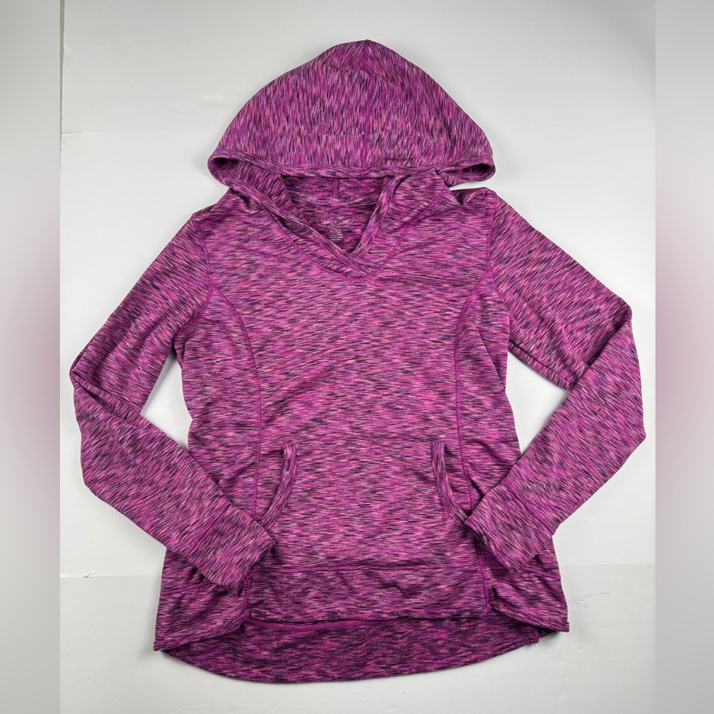 Tangerine Women's V-Neck Sweater in Vibrant Purple